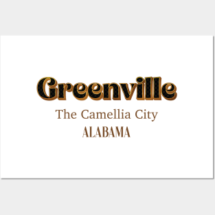 Greenville The Camellia City Alabama Posters and Art